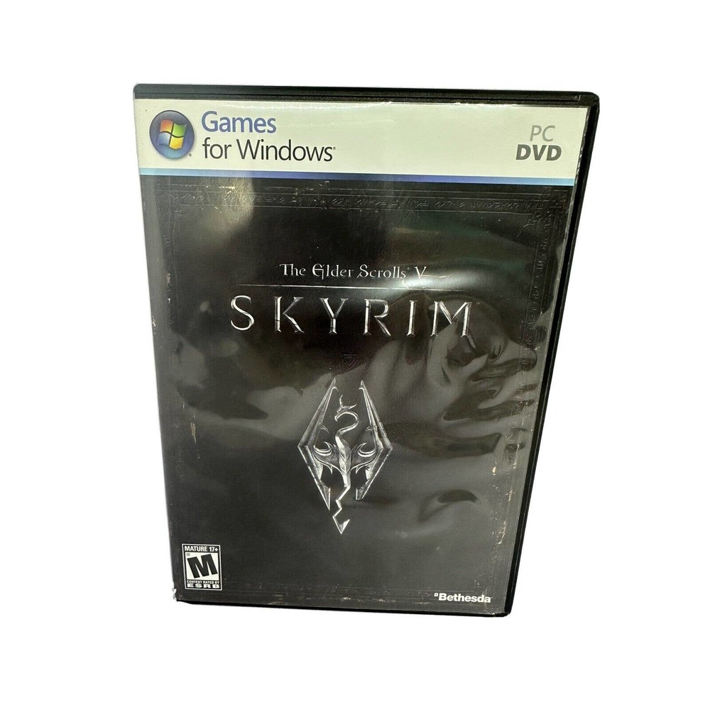Elder Scrolls V: Skyrim (PC, 2011) COMPLETE with Manual and Map